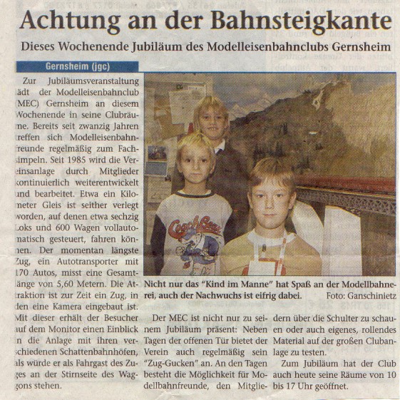 Zeitungsartikel