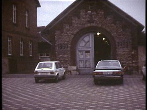 Ausstellung 1984 – Blick auf den Eingang der alten Feuerwache Gernsheim