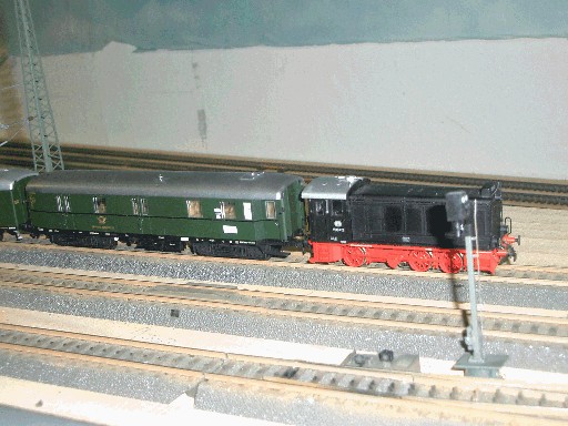 Rangierzug für Pendelbetrieb