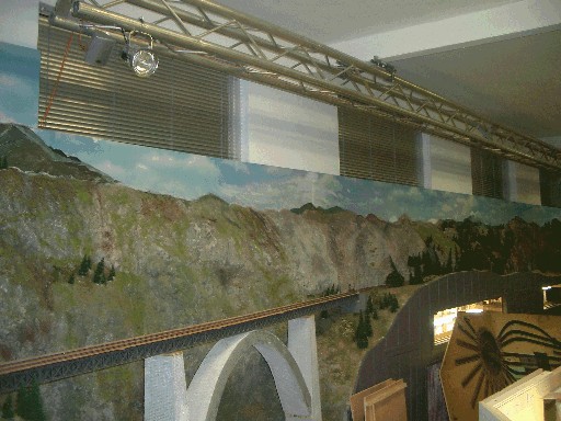 Paradestrecke mit abgedunkeltem Fenster