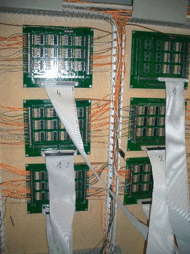 Verkabelung der Module von unten