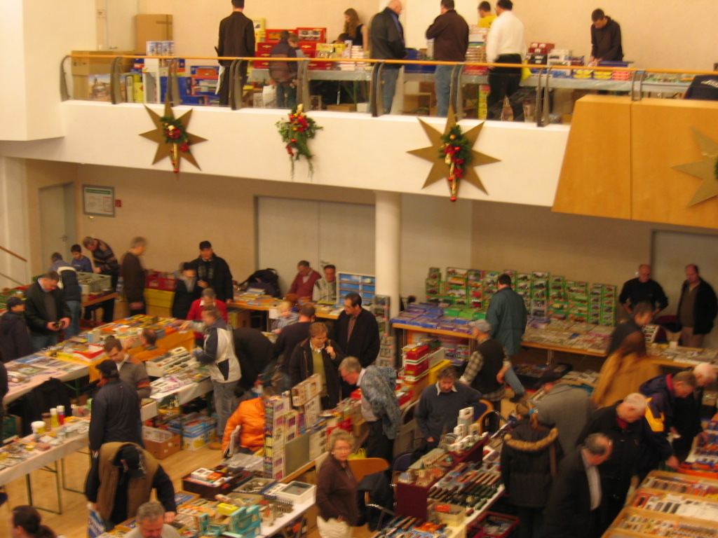 Aussteller in der Halle